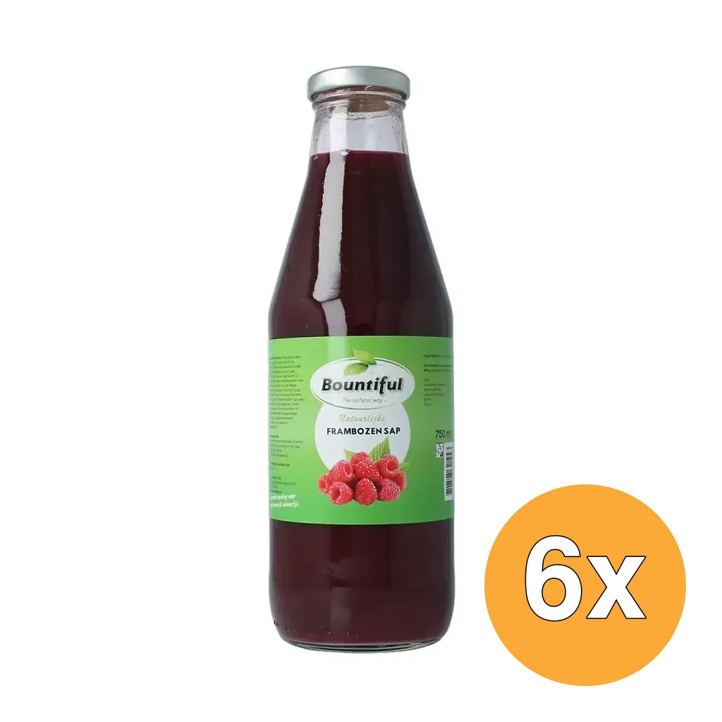 6x Bountiful Oer Frambozensap (750 ml)
