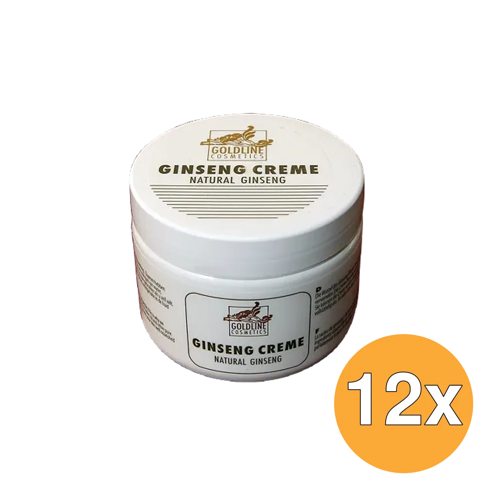 12x Goldline Gingseng Creme (250 ml)