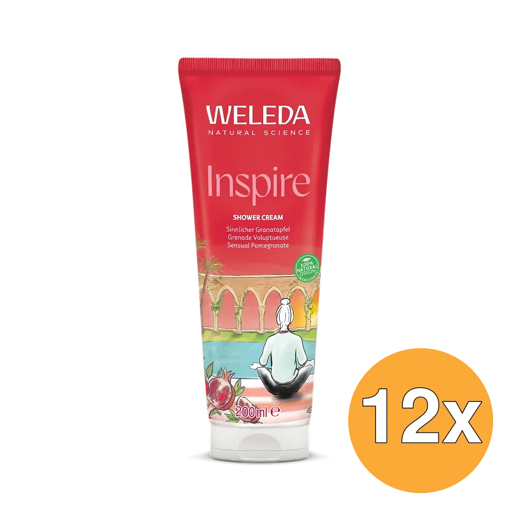 12x WELEDA Granaatappel inspirerende douchecreme (200 ml)