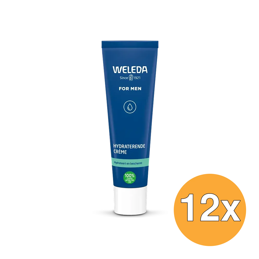 12x WELEDA Men hydraterende creme (30 ml)