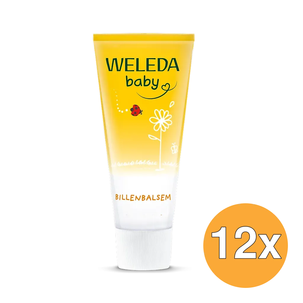 12x WELEDA Calendula baby billenbalsem (75 ml)