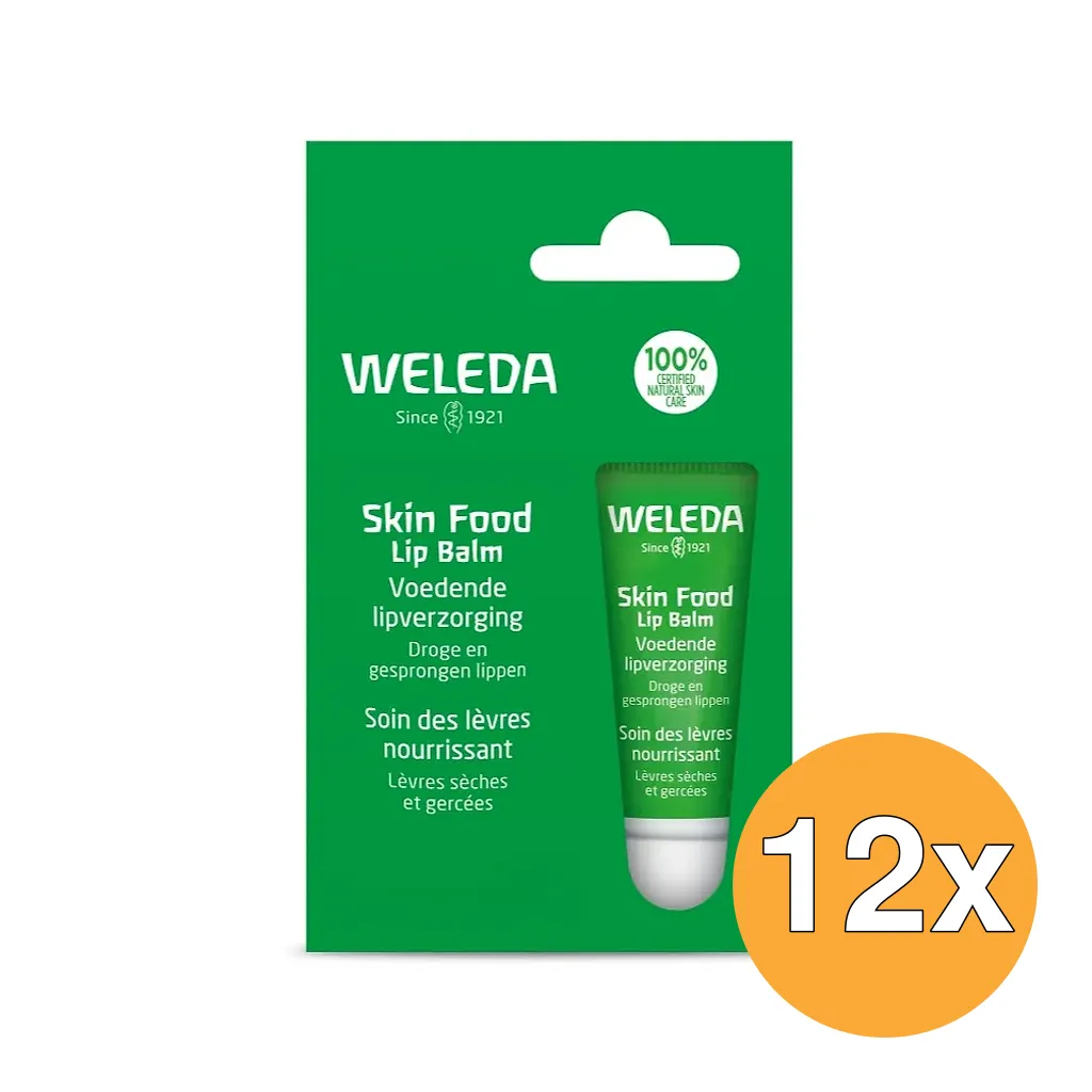 12x WELEDA Skin Food Lip Balm (8 ml)