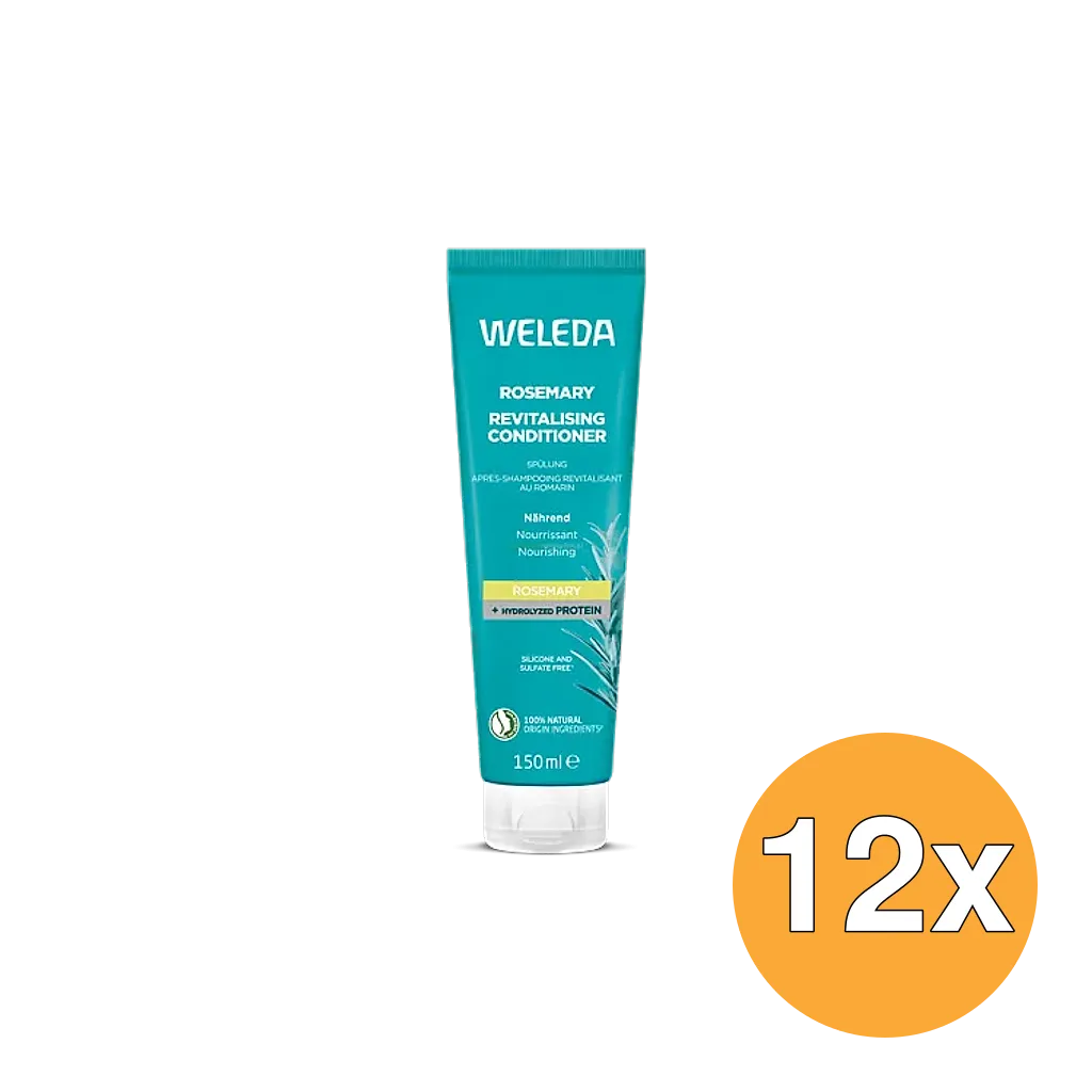 12x Weleda Rozemarijn Revitaliserende Conditioner (150 ml)