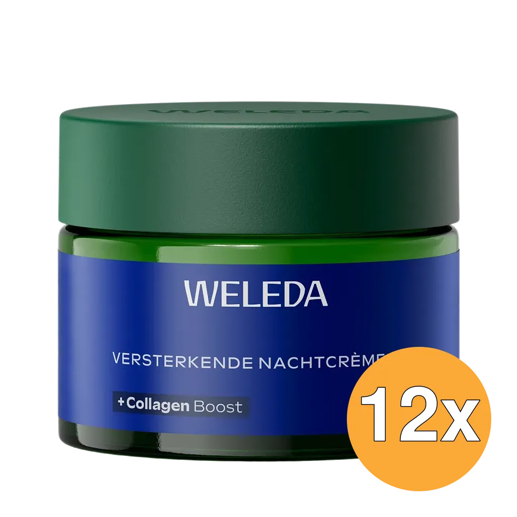12x WELEDA Blauwe Gentiaan & Edelweiss versterkende nachtcreme (40 ml)