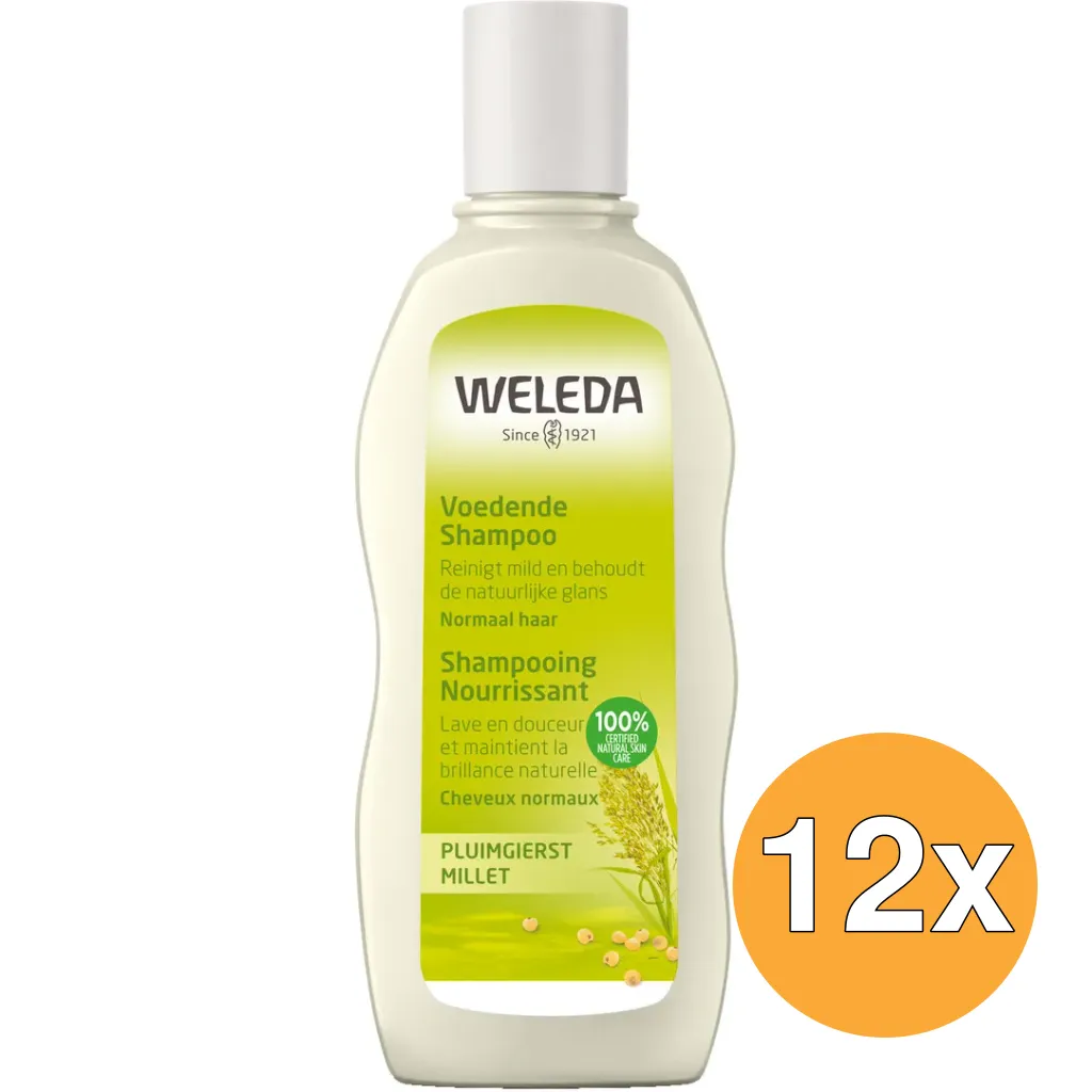 12x WELEDA Pluimgierst milde shampoo (190 ml)
