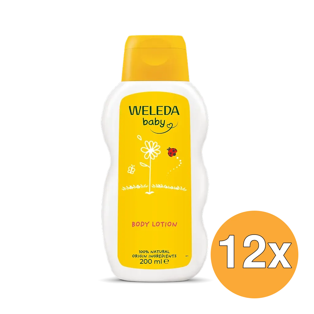 12x WELEDA Calendula Body Lotion (200 ml)