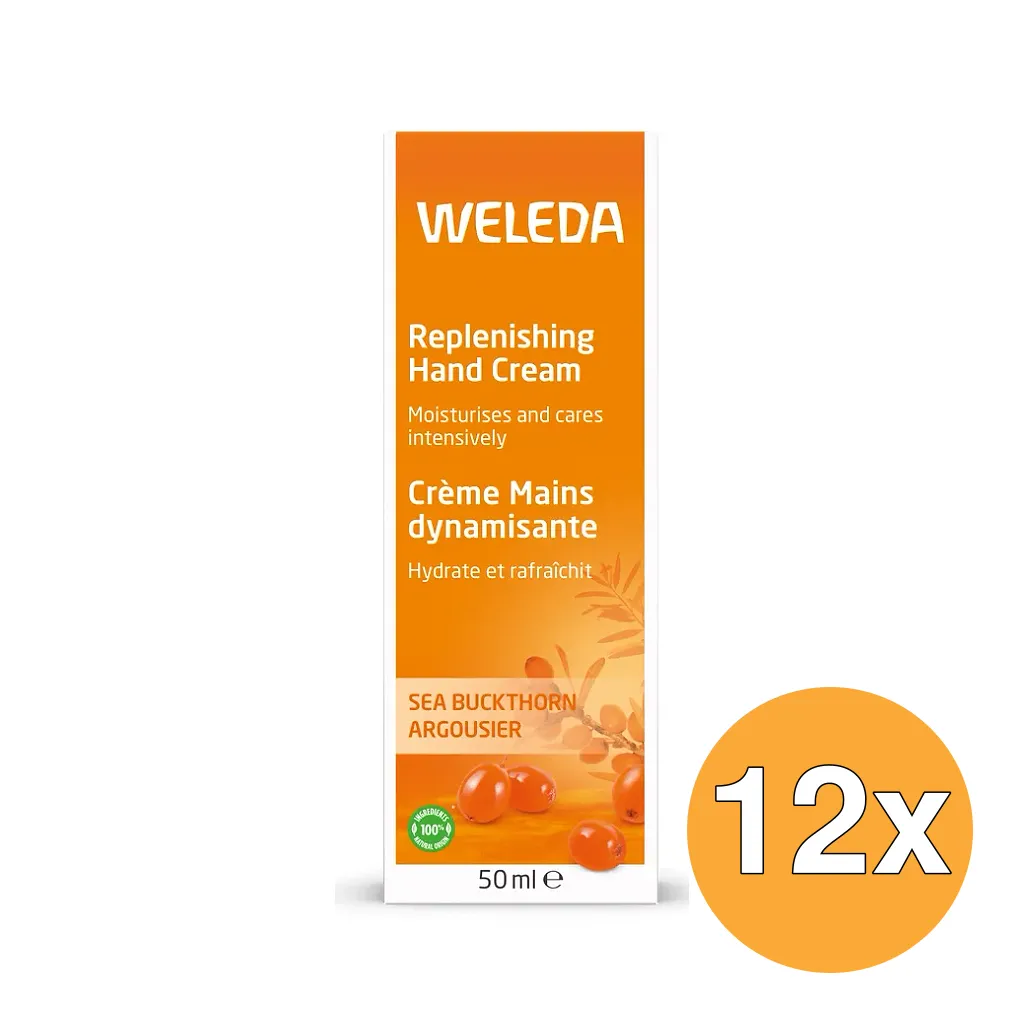 12x WELEDA Duindoorn Vitaliserende Handcreme (50 ml)