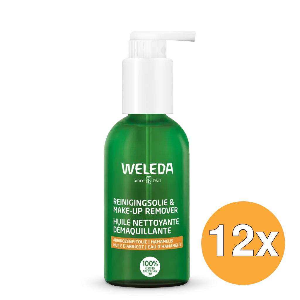 12x WELEDA Reinigingsolie & make up remover (150 ml)