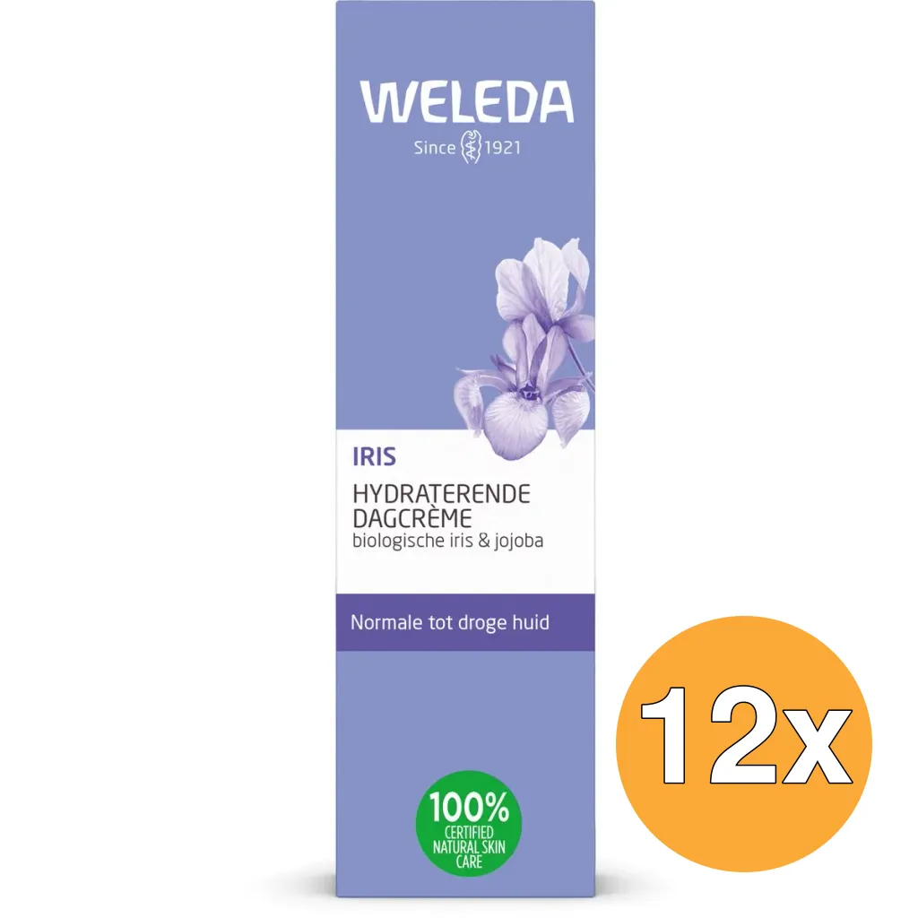 12x Weleda Iris Hydraterende Dagcreme (30 ml)