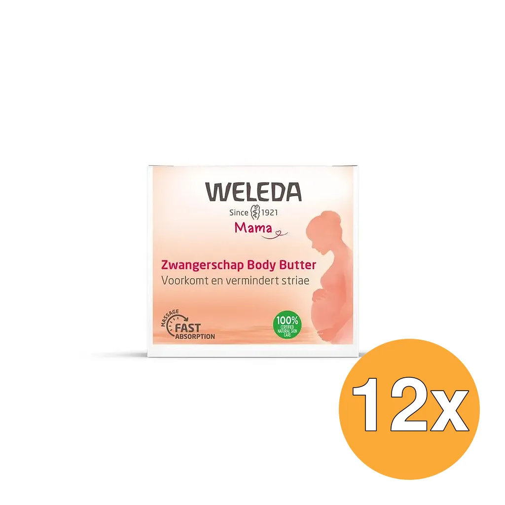 12x WELEDA Zwangerschaps Body Butter (150 ml)