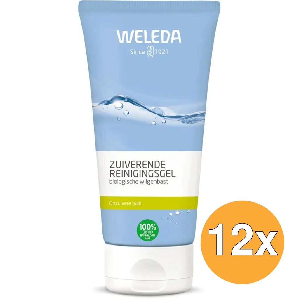 12x Weleda Zuiverende Reinigingsgel (100 ml)
