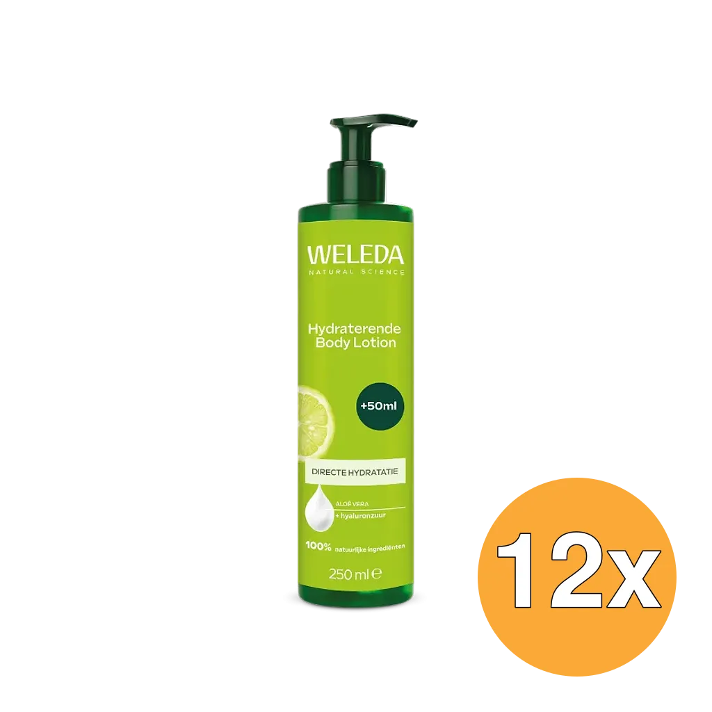 12x WELEDA Hydraterende Body Lotion Aloe Vera (250 ml)