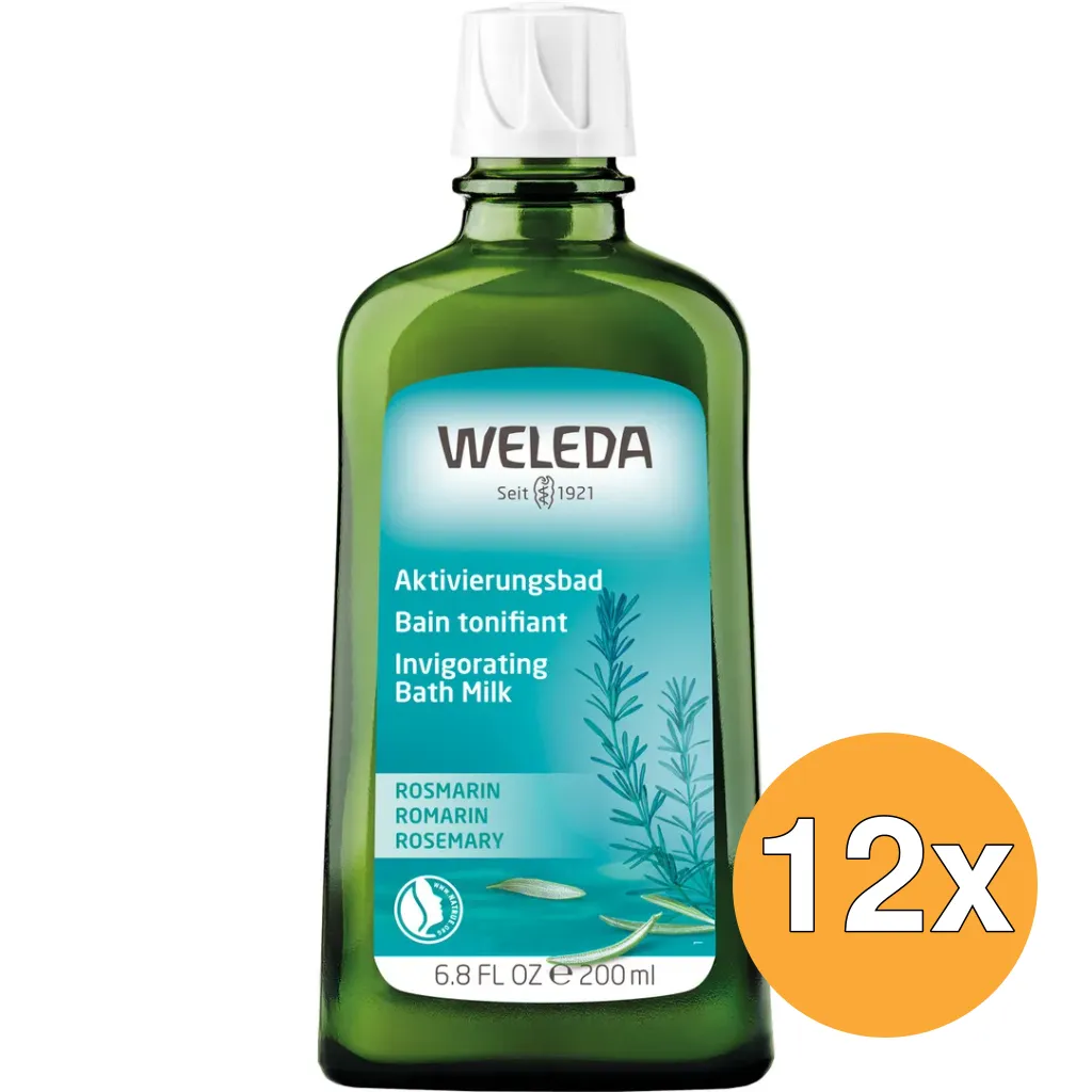 12x WELEDA Rozemarijn activeringsbad (200 ml)