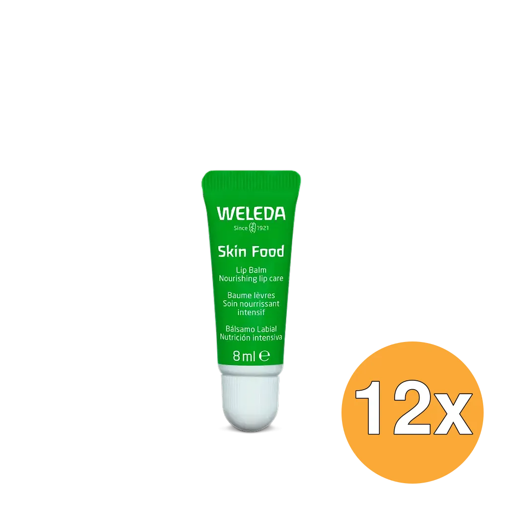 12x WELEDA Skin food lipbalm (8 ml)