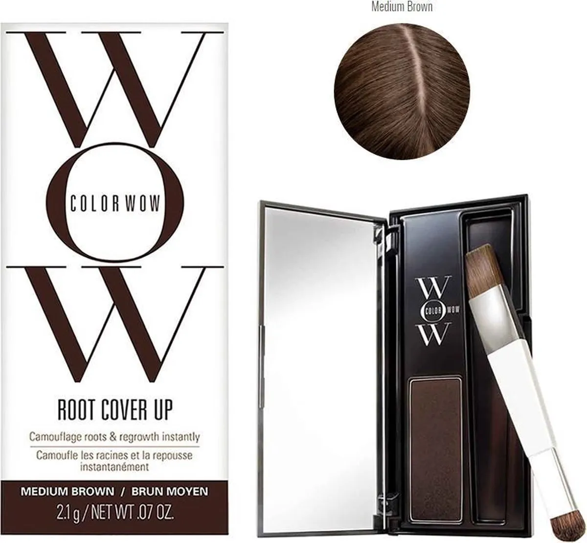 Color Wow Uitgroeipoeder Mediumbruin (1 stuk)