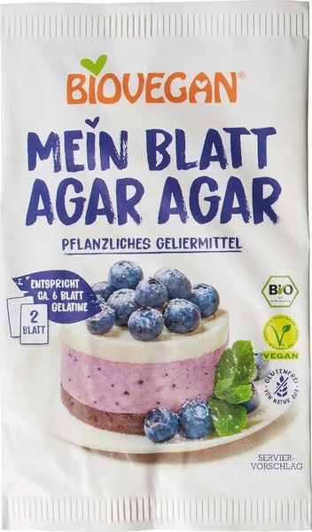 Biovegan Agar-Agar Blaadjes (2,5 gr)
