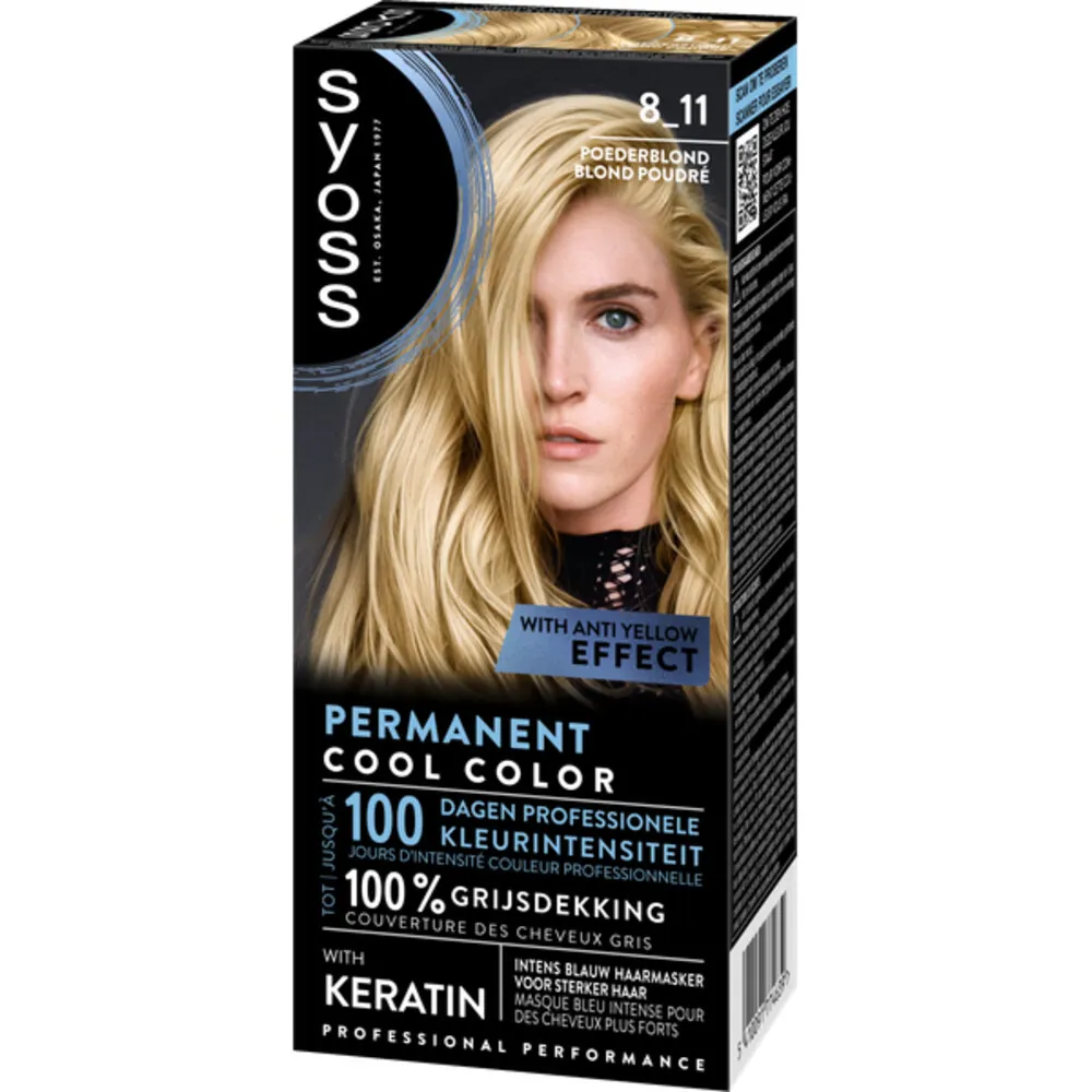 Syoss Color 8-11 Poederblond (1 stuk)