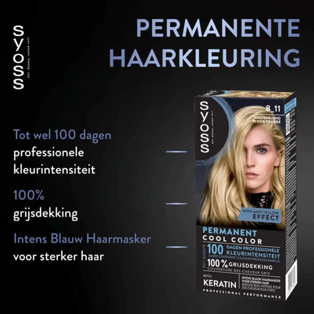 Syoss Color 8-11 Poederblond (1 stuk) - image 3