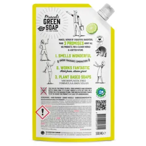 Marcel's Green Soap Afwasmiddel Lemon & Bergamot Navulling (500 ml)