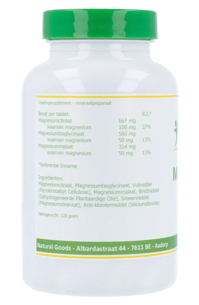 Elvitum Magnesium Triple 200mg (60 tabletten) - image 2