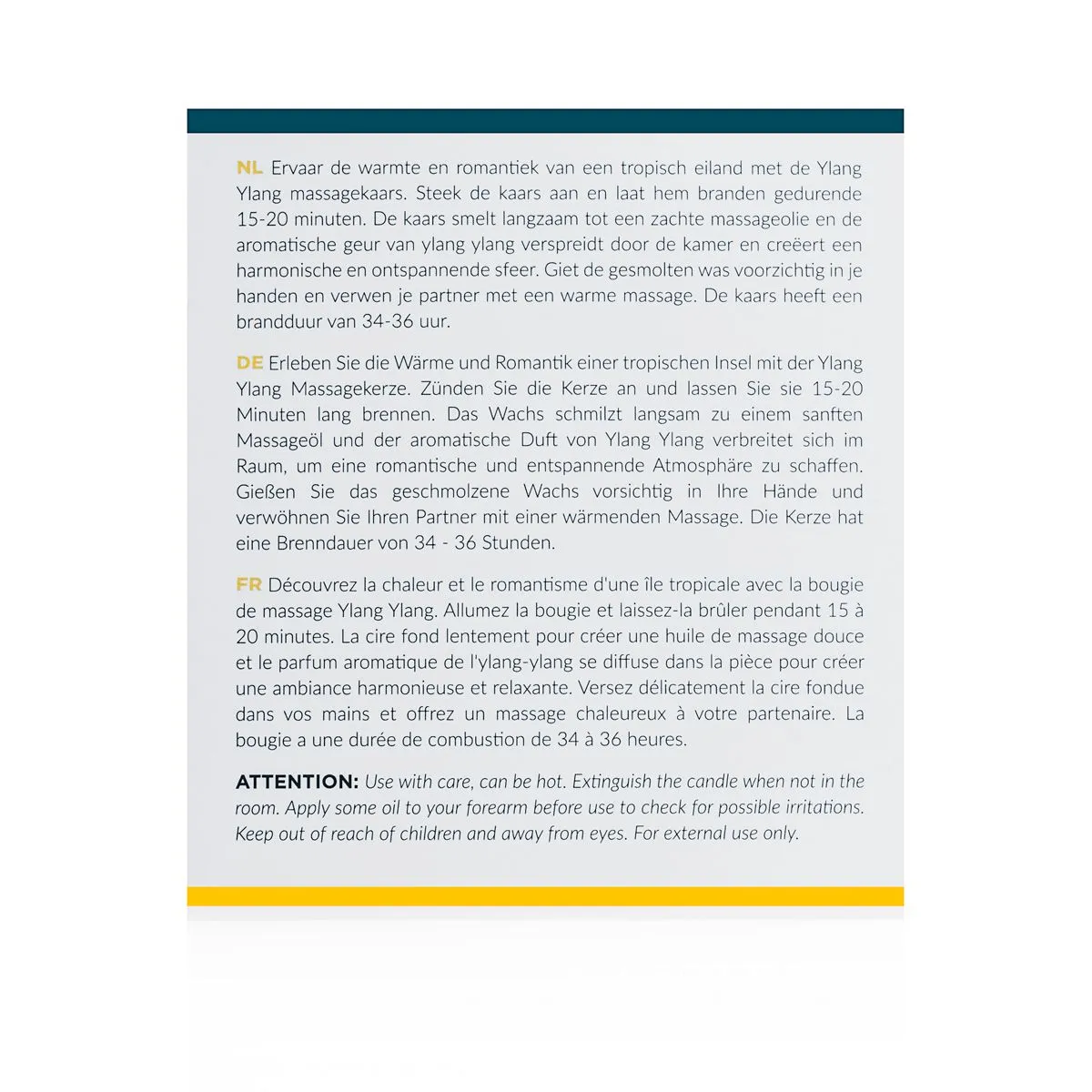 Exotiq Massagekaars Ylang Ylang (200 gr) - image 4