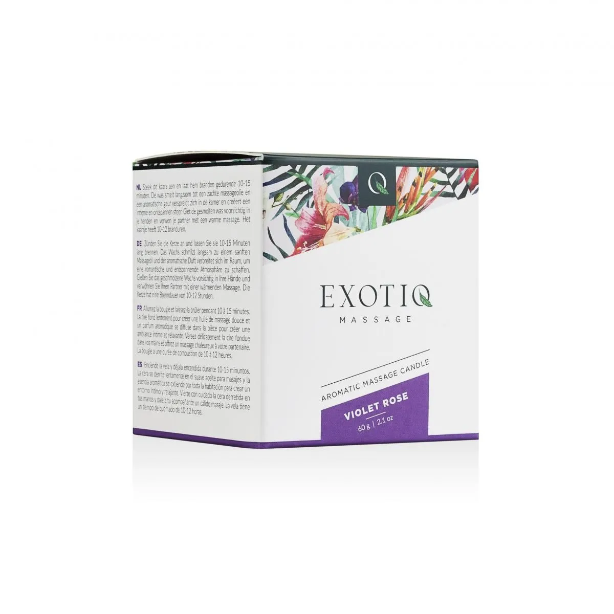 Exotiq Massagekaars Violet Rose (60 gr) - image 3