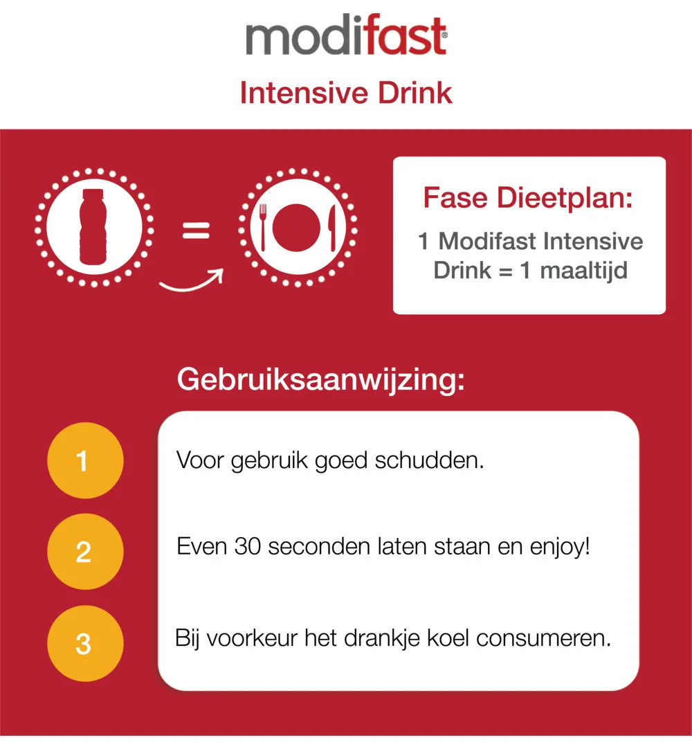 Modifast Intensive Drinkmaaltijd Vanille (236 ml)