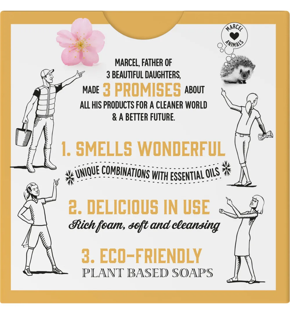 Marcel's Green Soap Conditioner Bar Vanille & Cherry Blossom (60 gr) - image 2