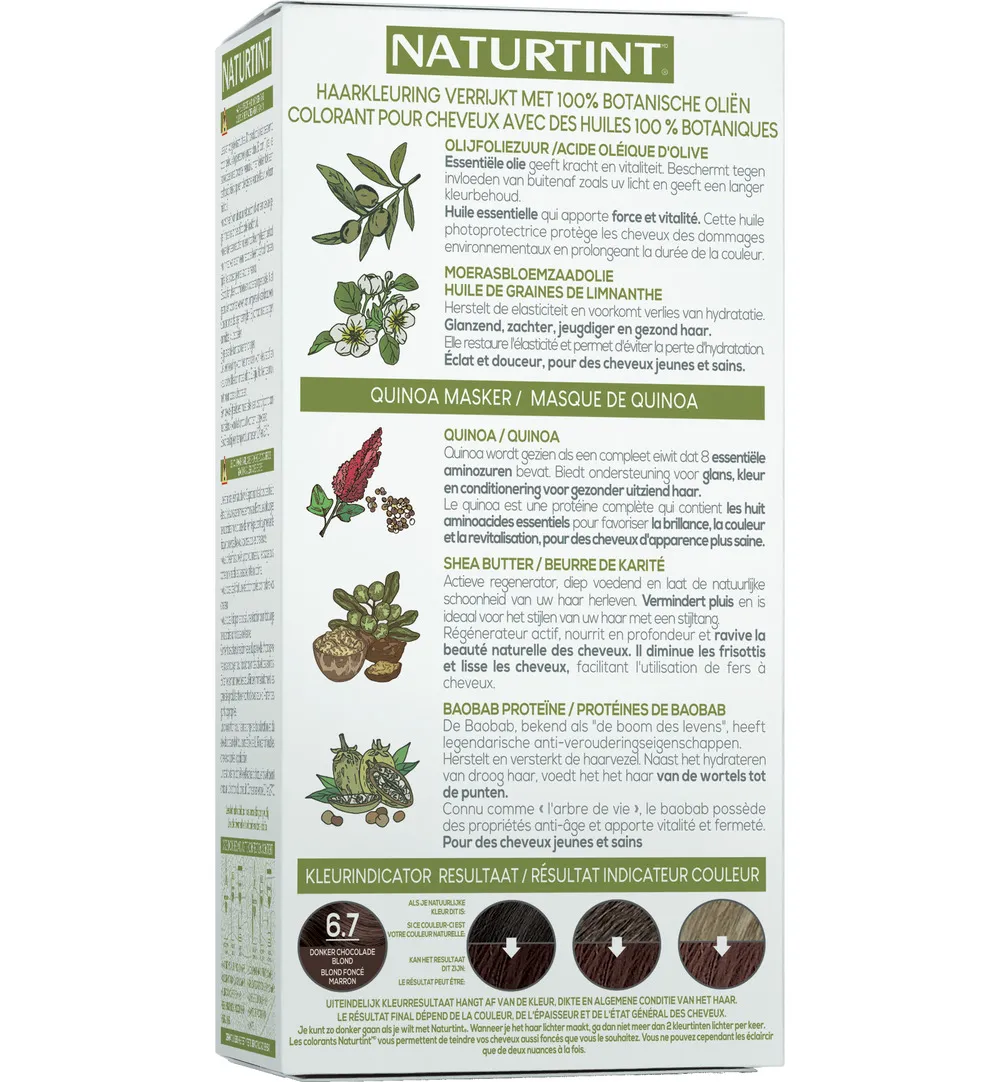 Naturtint 6.7 Donker choco blond (170 ml)