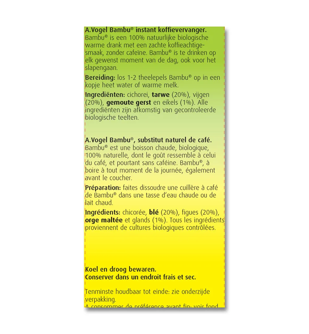A.Vogel Bambu koffie bio (100 gr) - image 3