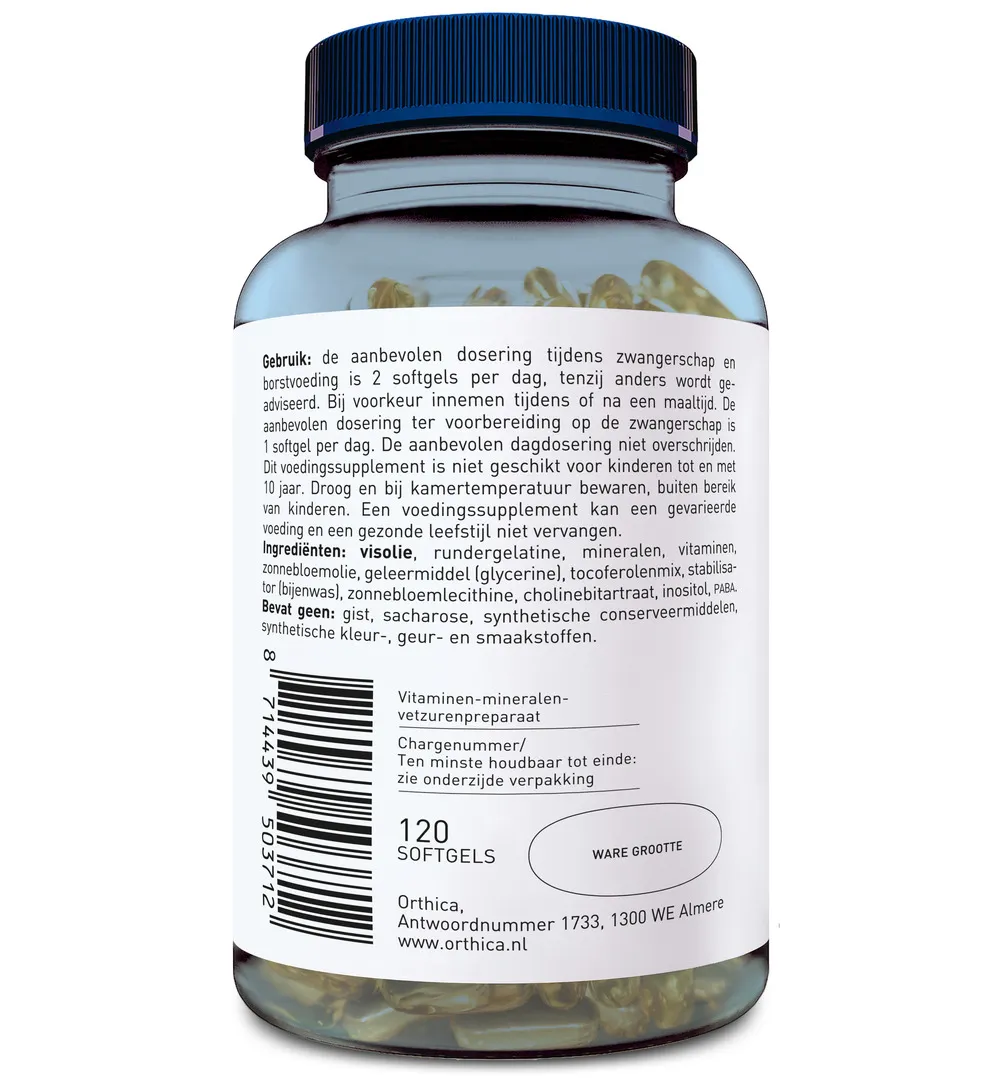 Orthica Multi Prena Fem (120 softgels) - image 2