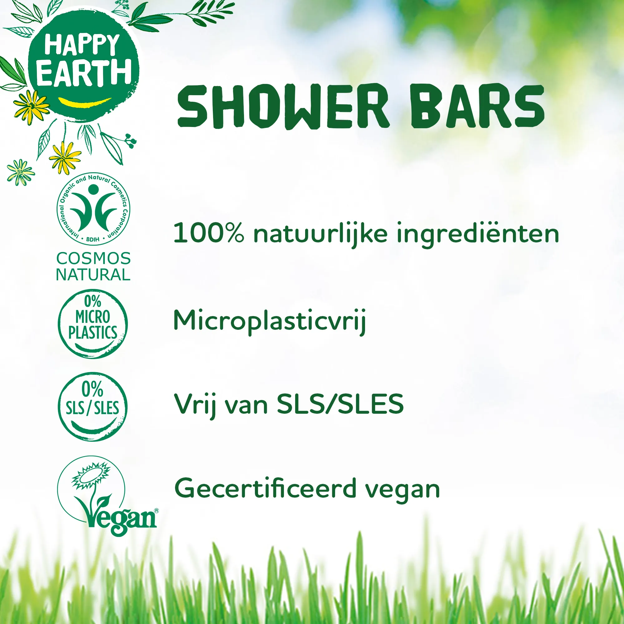 Happy Earth Shower Bar Cedar Lime (90 gr) - image 3
