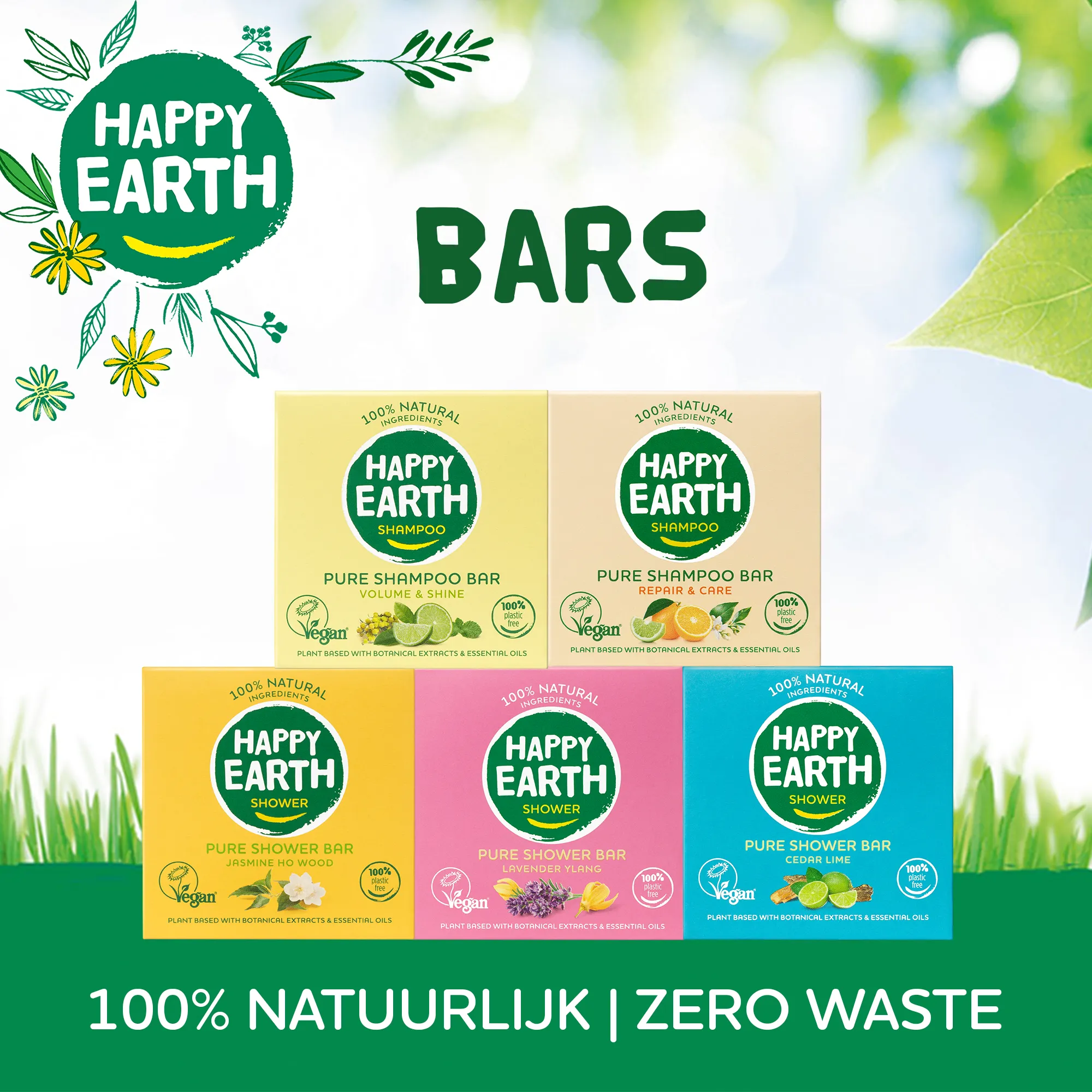 Happy Earth Shower Bar Cedar Lime (90 gr) - image 6
