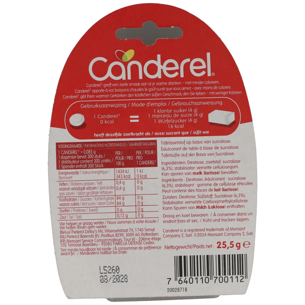 Canderel Zoetjes Dispenser (300 Tabletten)