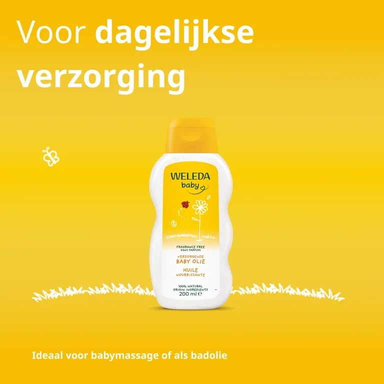 WELEDA Calendula baby verzorgende olie (200 ml) - image 2