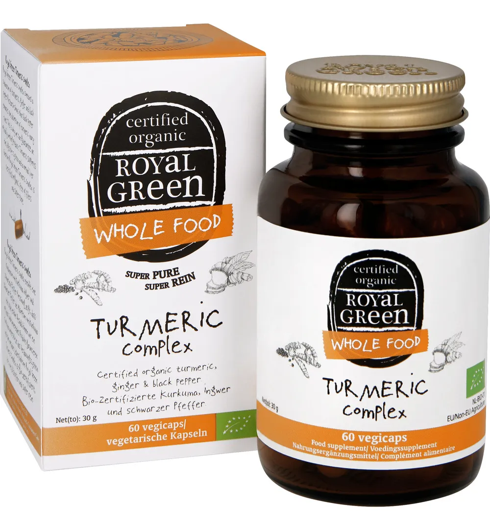 Royal Green Turmeric Complex Bio (60 vega capsules)