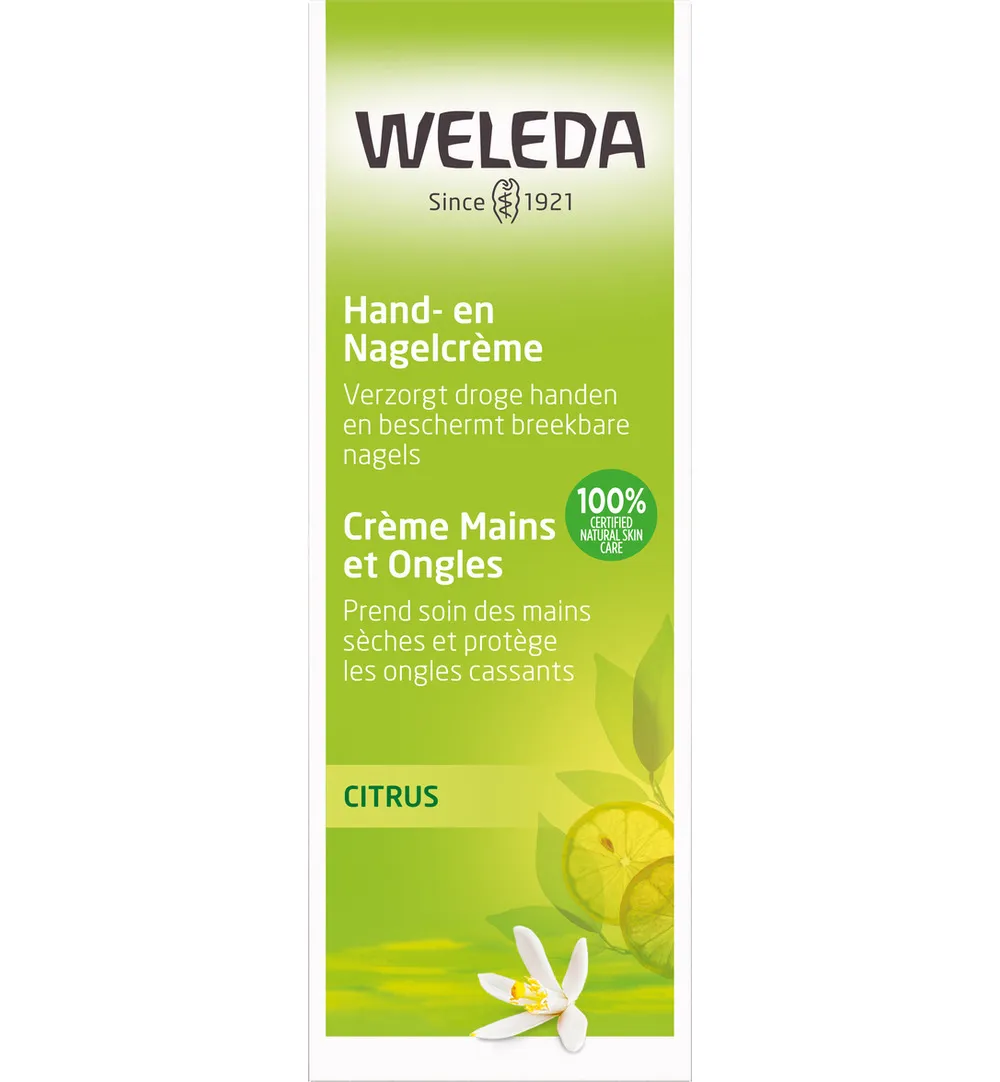 WELEDA Citrus hand en nagel creme (50 ml)