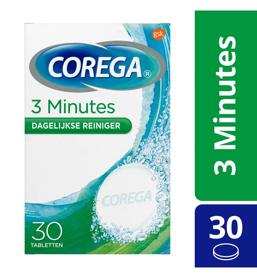 Coregatabletten 3 minuten (30 stuks)