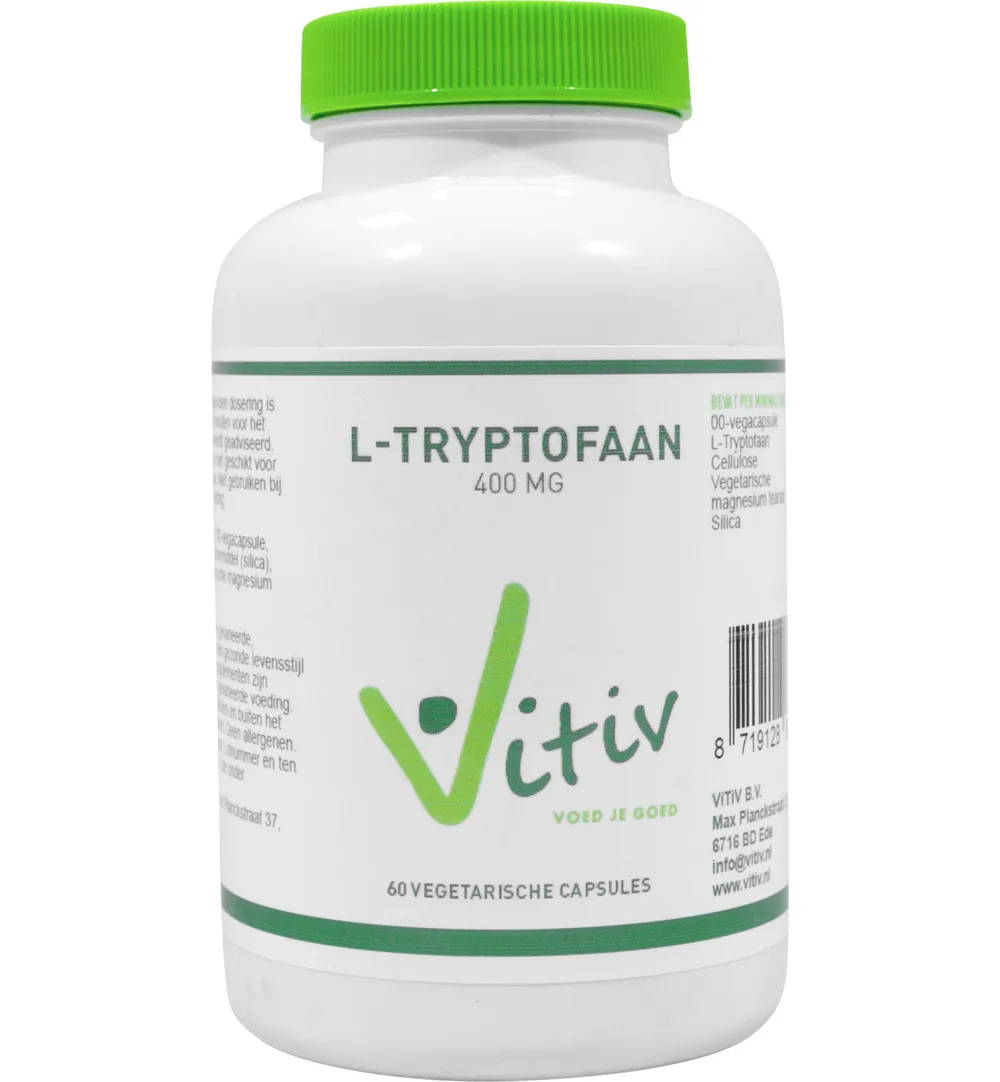 Vitiv L-Tryptofaan (60 vega capsules)