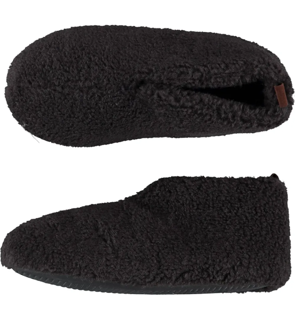 Apollo Slof Dames Teddy Antraciet 39/40 (1 paar)