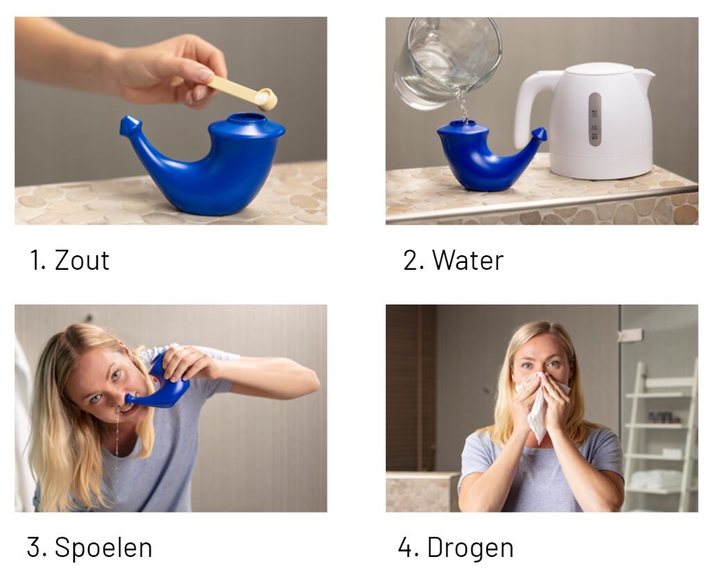 Rhino Horn Neusdouche Blauw (1 stuk)