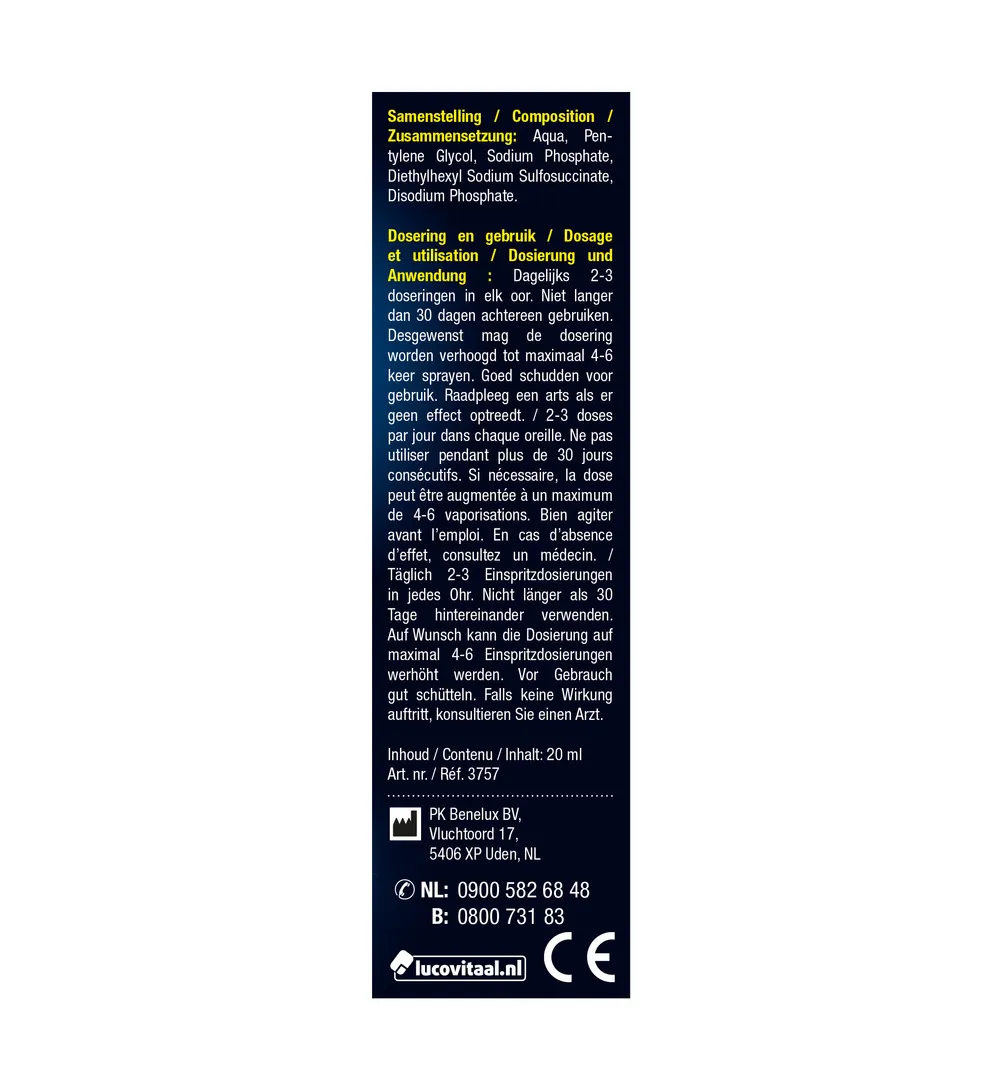 Lucovitaal Oorspray (20 ml) - image 3