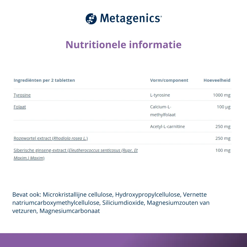 Metagenics Metatonic (60 tabletten) - image 4