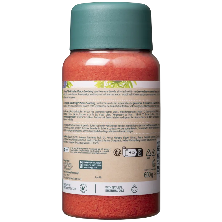 Kneipp Muscle soothing badkristallen (600 gr)