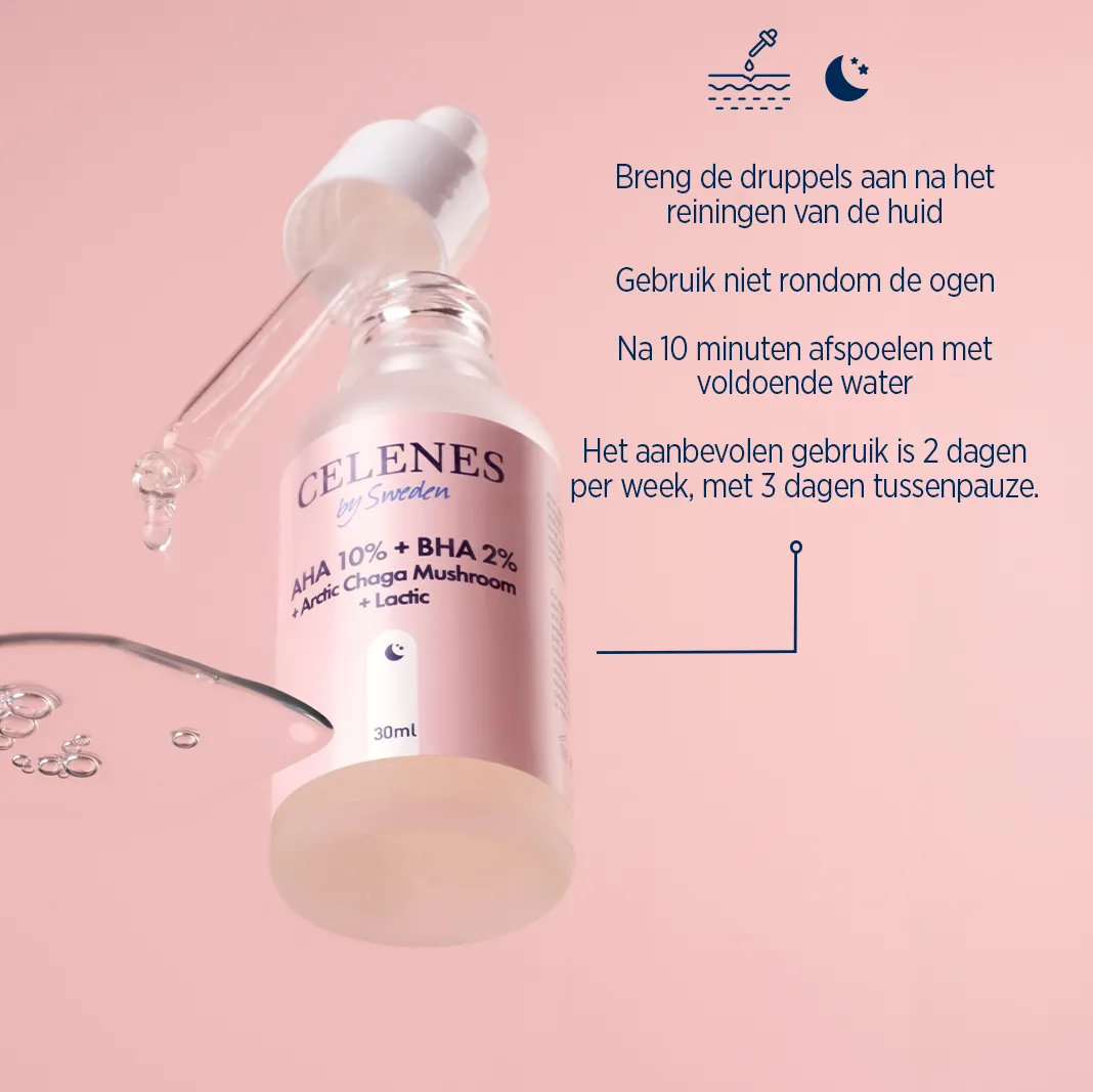 Celenes Facial peeling AHA 8% + BHA 2% + lactic + arctc ch (30 ml) - image 2