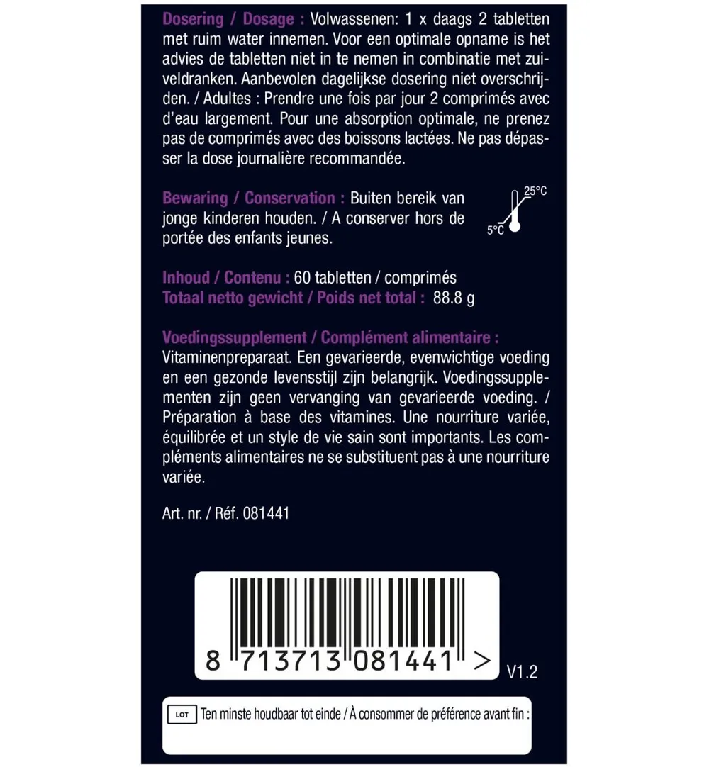 Lucovitaal Collageen 2500Mg Pure Marine (60 tabletten) - image 4