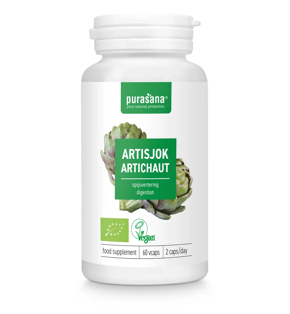 Purasana Artisjok Extract 300 mg (60 vega capsules) - image 5