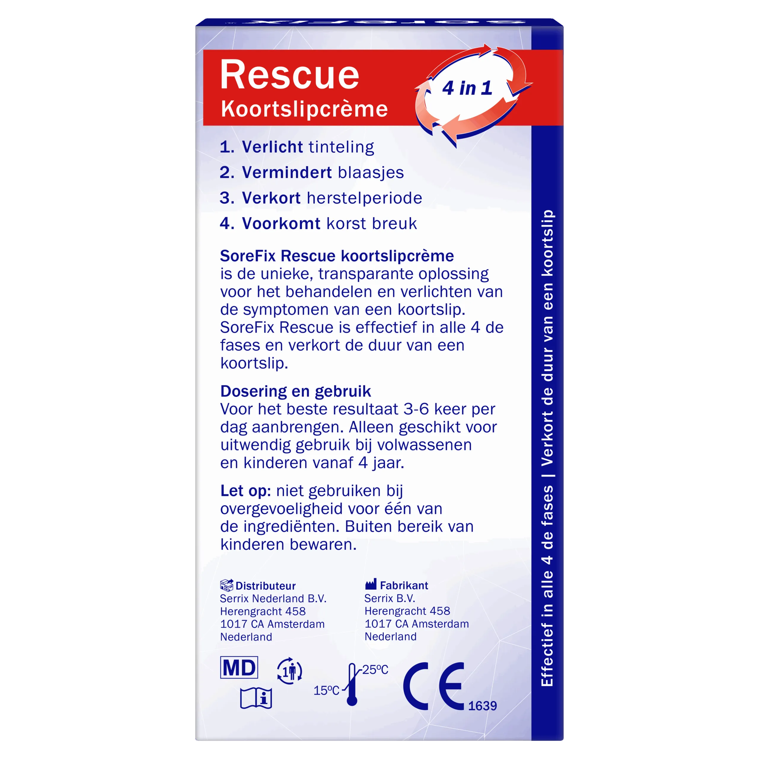 Sorefix Rescue Koortslipcrème (6 ml)