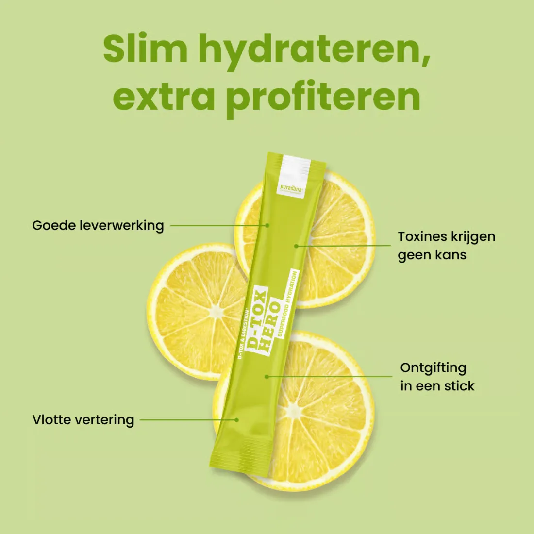 Purasana Hydration Superfoods D-Tox Hero (45 gr) - image 3