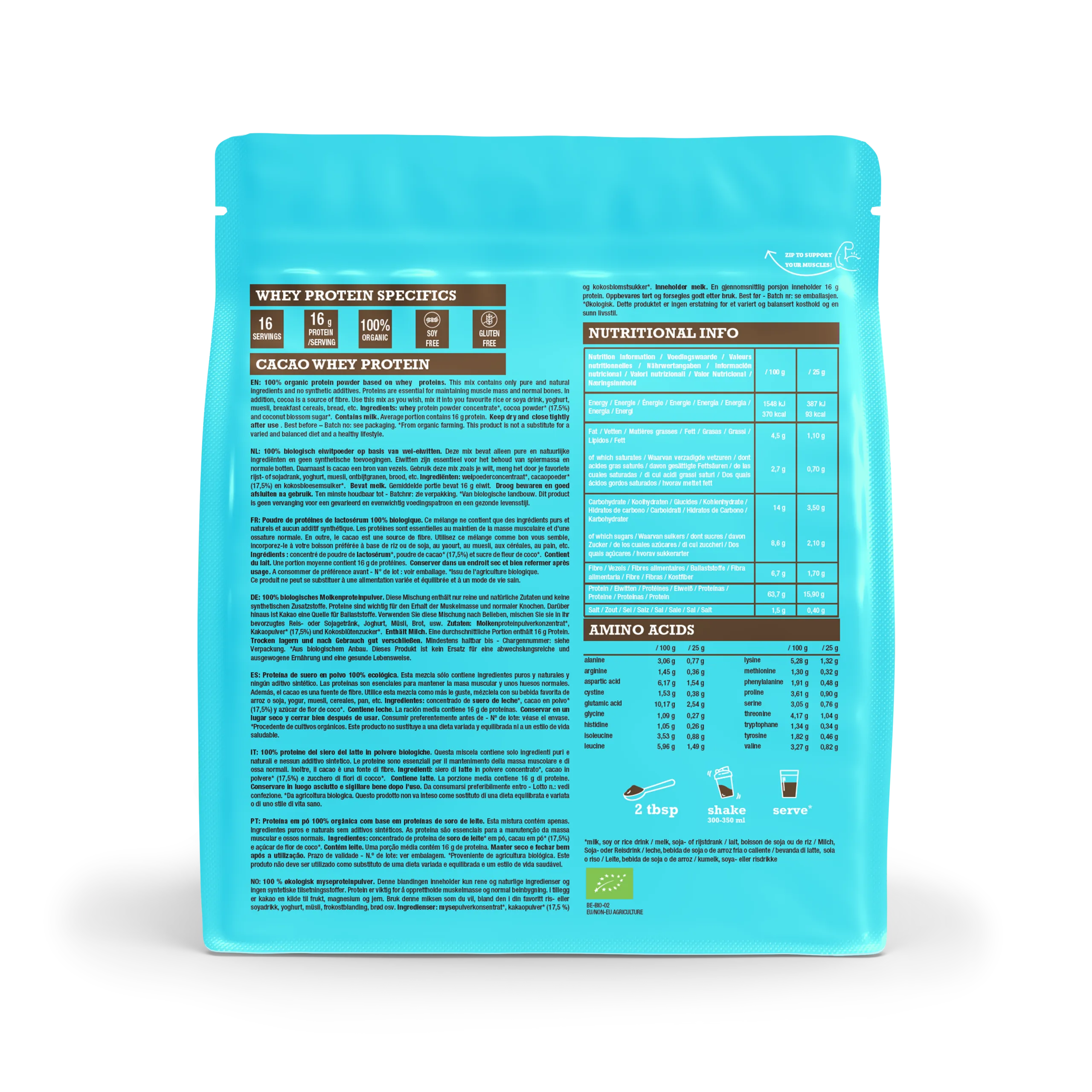 Purasana Whey Proteine Cacao Bio (400 gr)